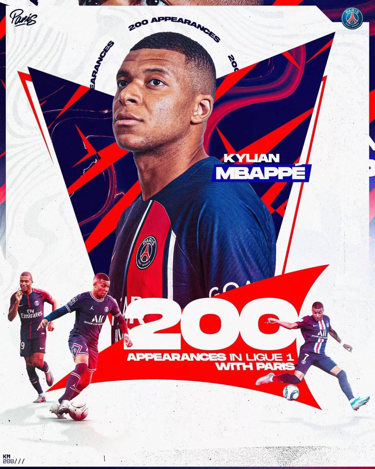 Mbappé, máximo goleador con la camiseta número 7, domina la Ligue 1